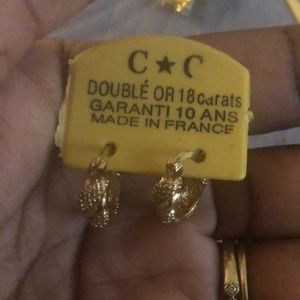 Toddler gold earrings $20 a pair